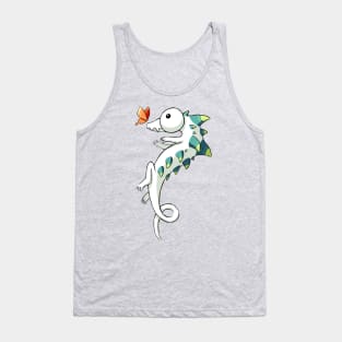 Crocodile And Butterfly Tank Top